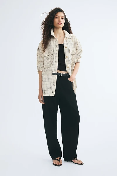Bouclé Overshirt
