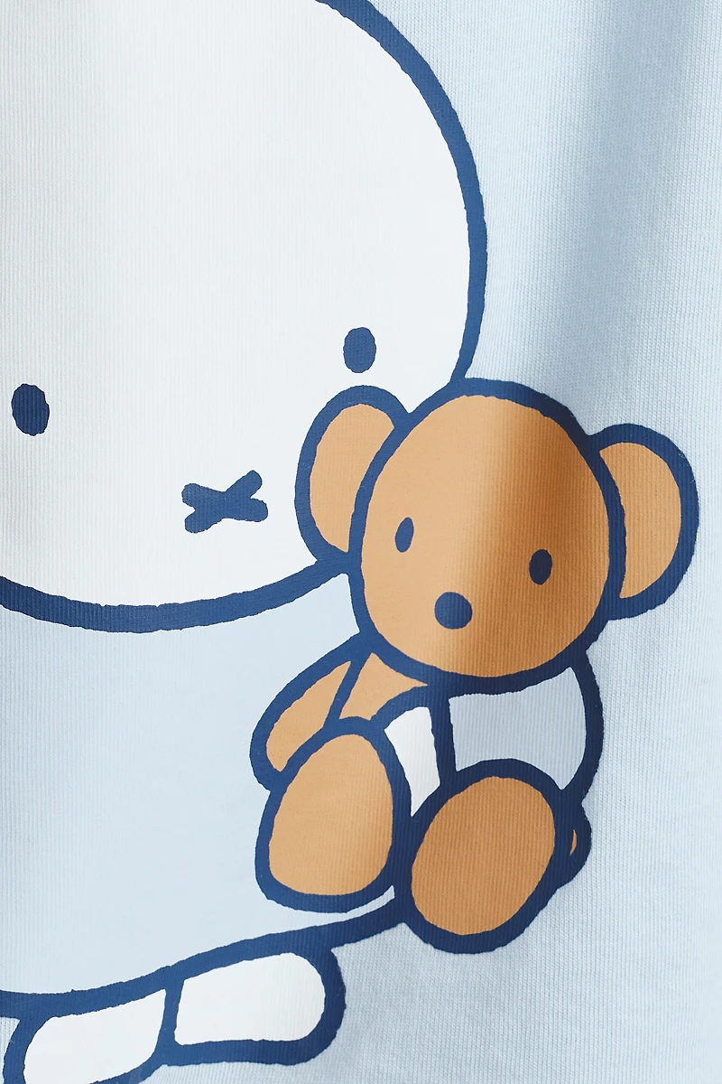 T-shirt en coton avec motif imprimé