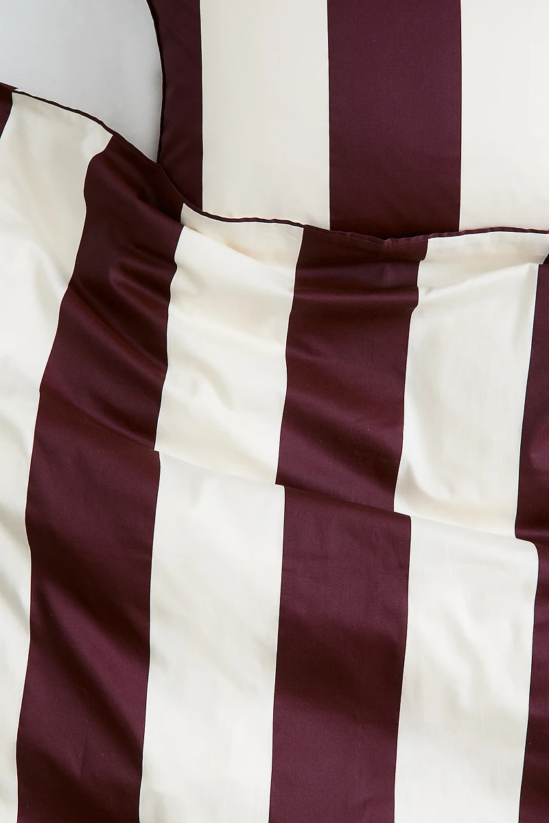 Cotton Sateen Twin Duvet Cover Set