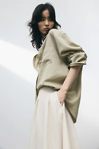Linen-blend Shirt