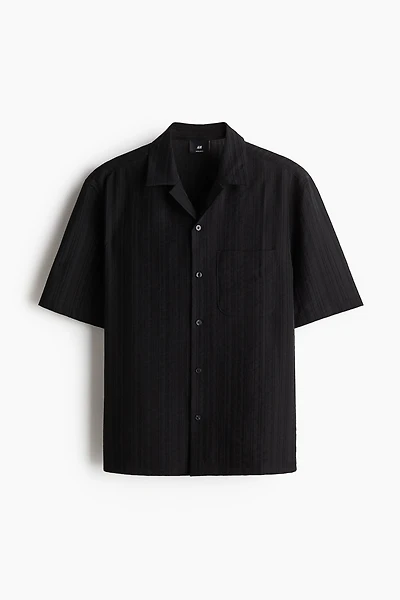 Regular-Fit Textured Resort Shirt