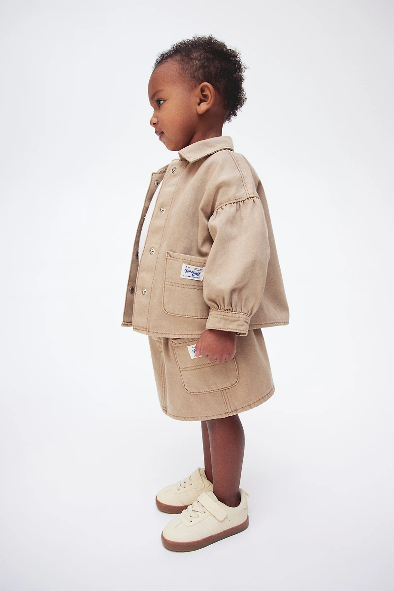 Jupe en toile de coton