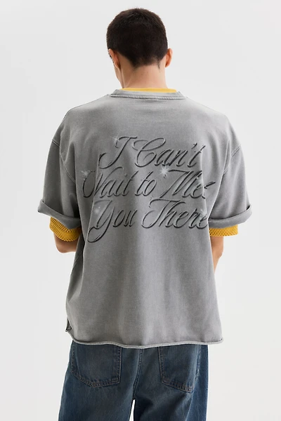 T-shirt carré coupe ample