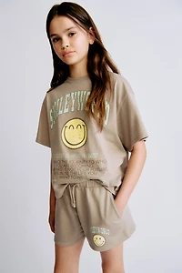 Sweatshorts with Printed Motif
