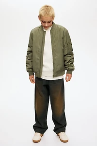 Padded bomber jacket