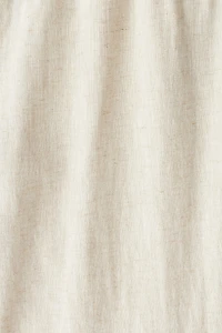 Regular-Fit Linen-Blend Pants