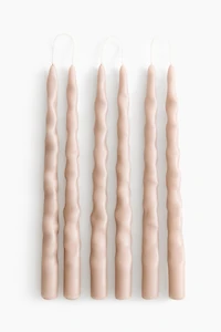 6-Pack Molded Taper Candles