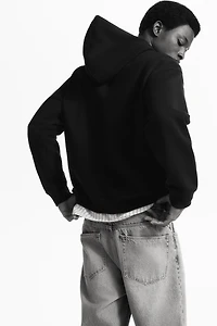 Loose-Fit Printed Hoodie