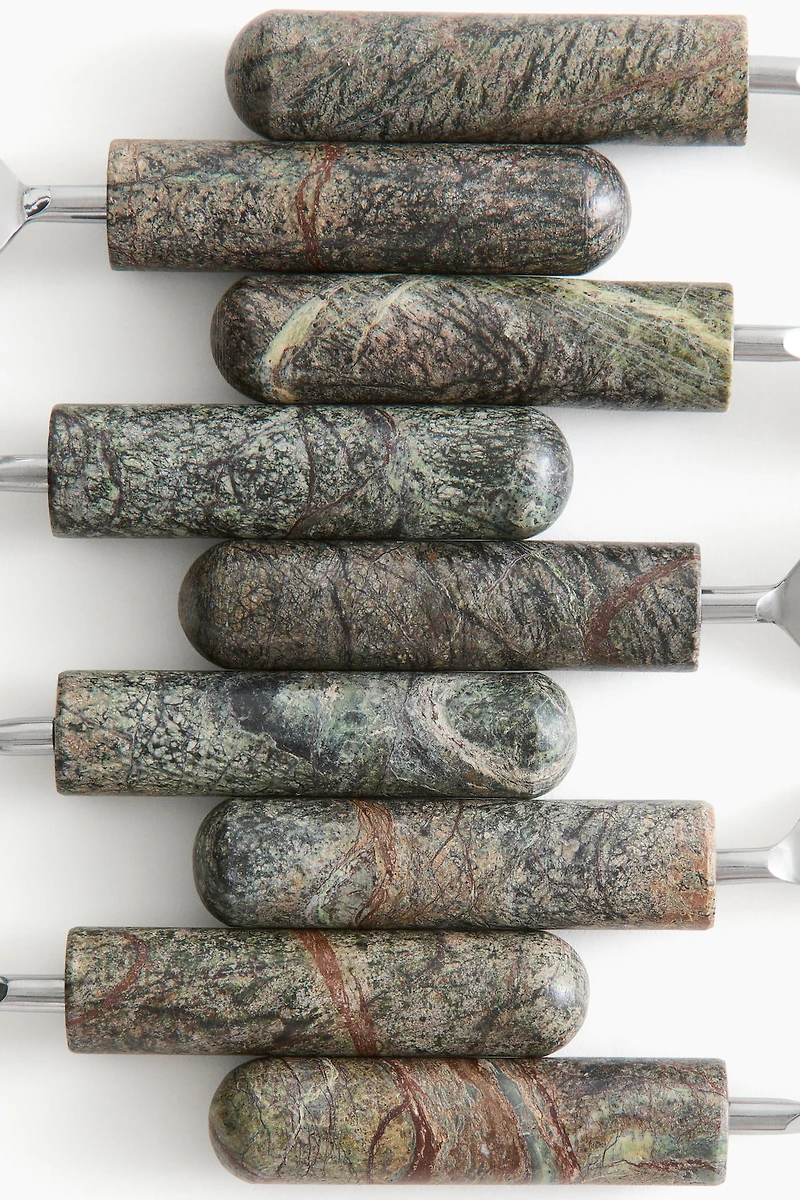 3-Piece Marble Cheese Knife Set