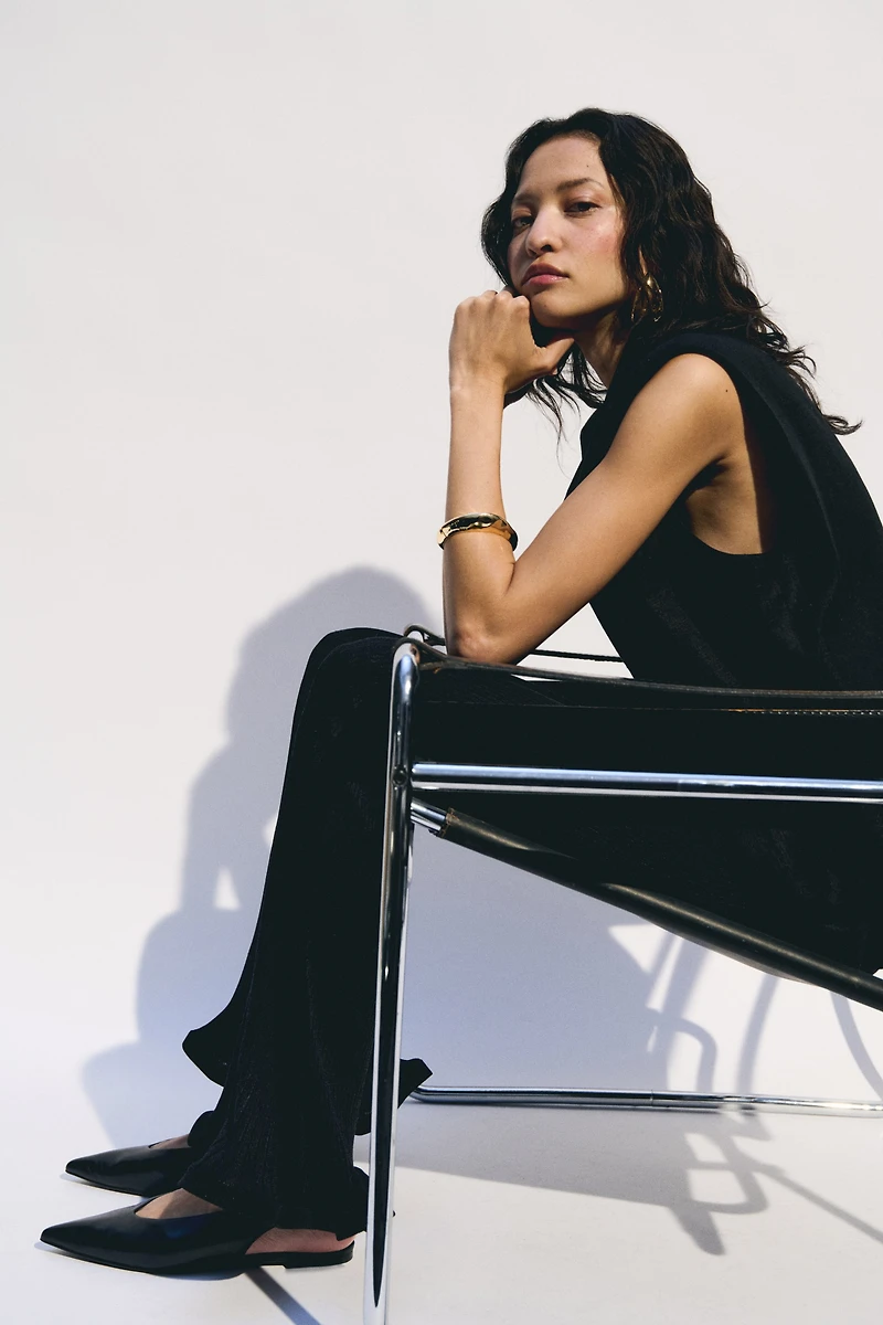 Leather Slingbacks
