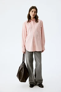 MAMA Cotton Poplin Shirt