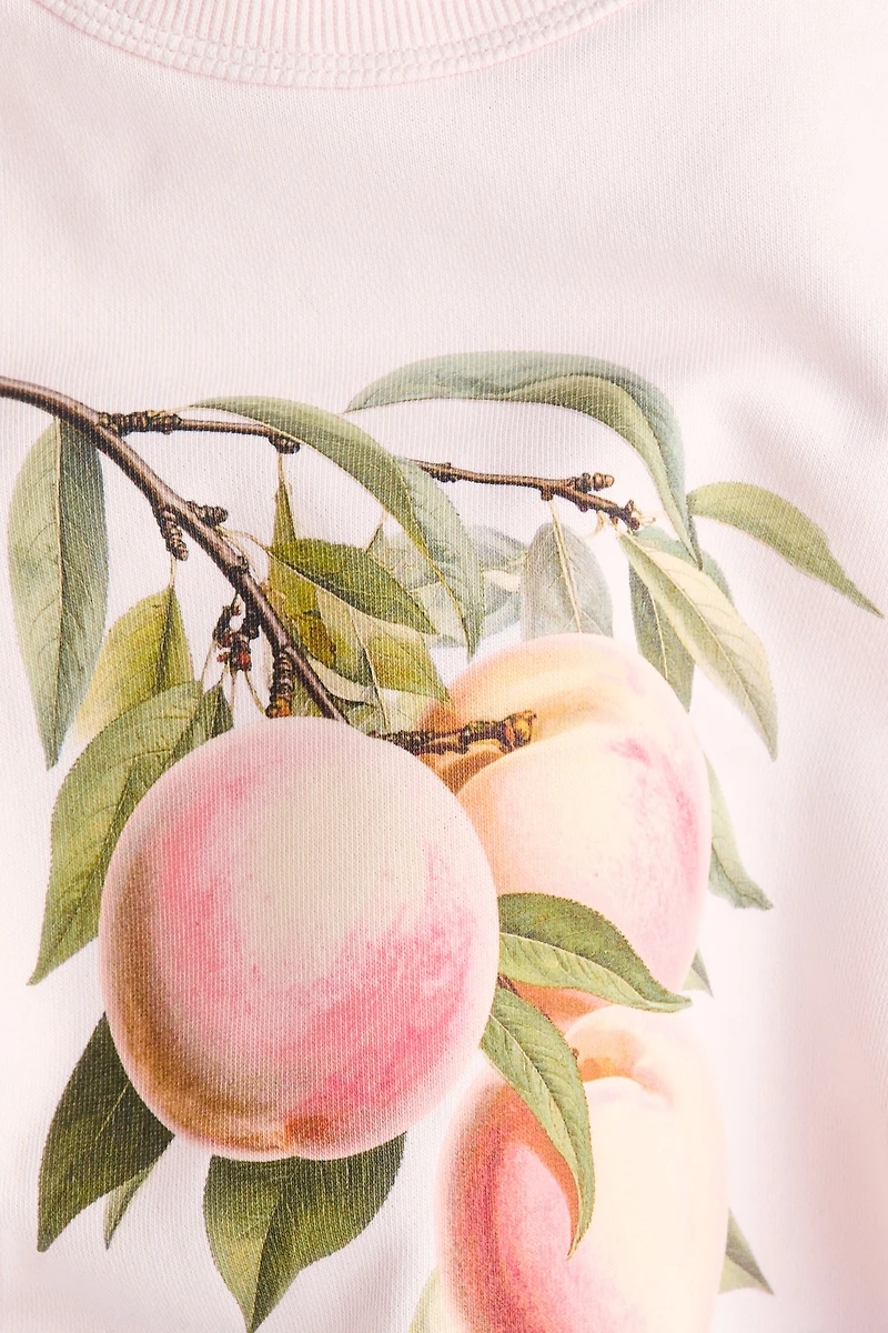 Loose-Fit Motif-Detail T-Shirt