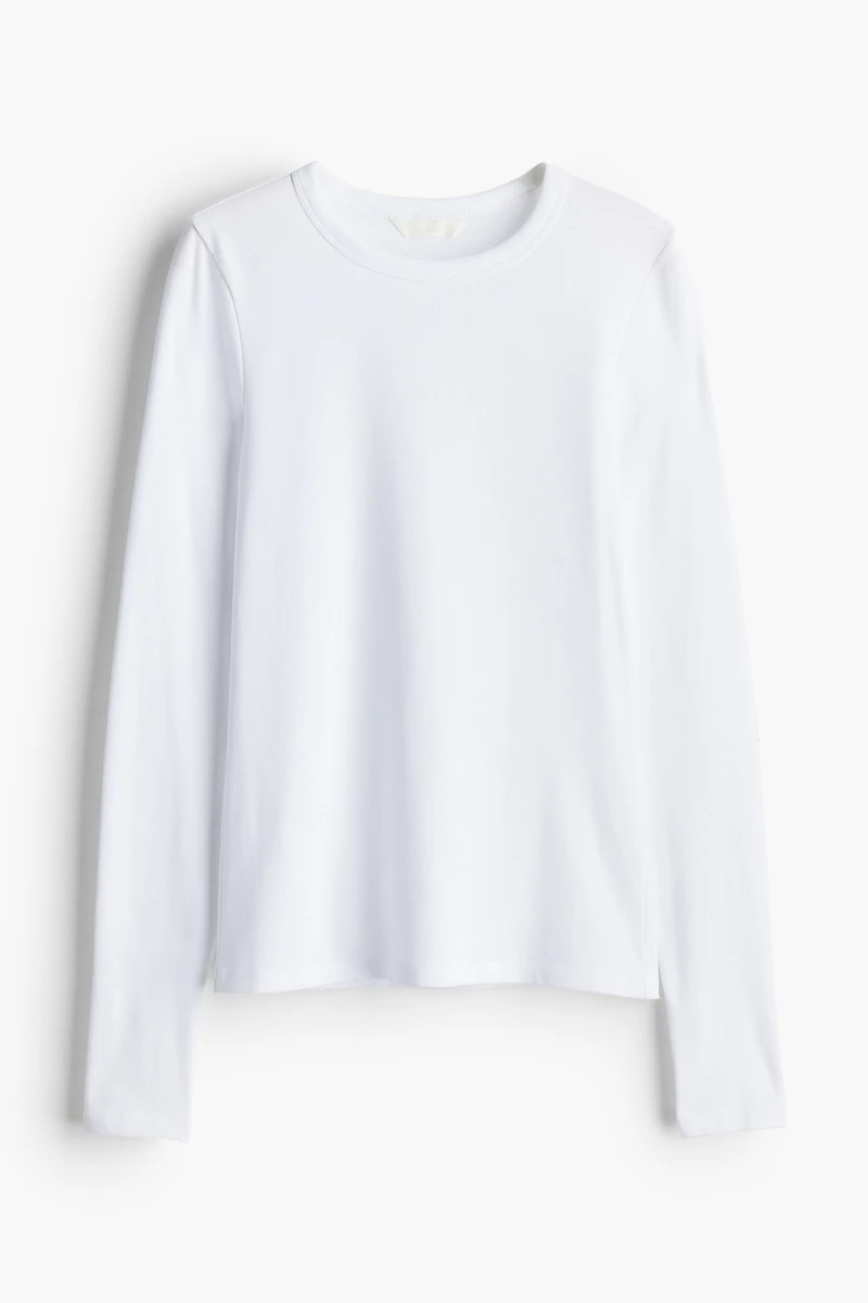 Long-sleeved Jersey Top