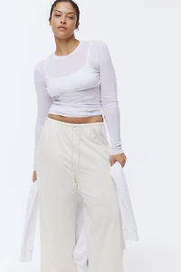 Cotton Drawstring Pants
