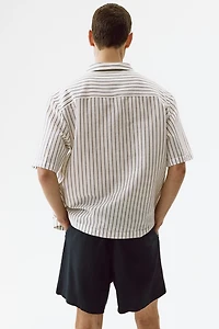 Relaxed-Fit Linen-Blend Shorts