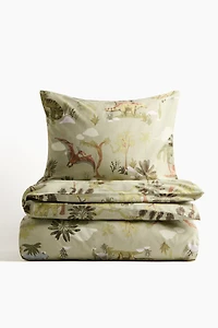 Patterned Twin Duvet Cover Set