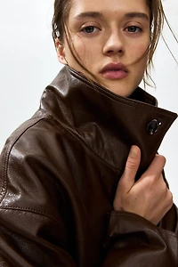 Oversized Peplum Jacket