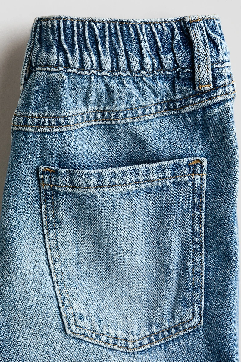 Short ample en denim