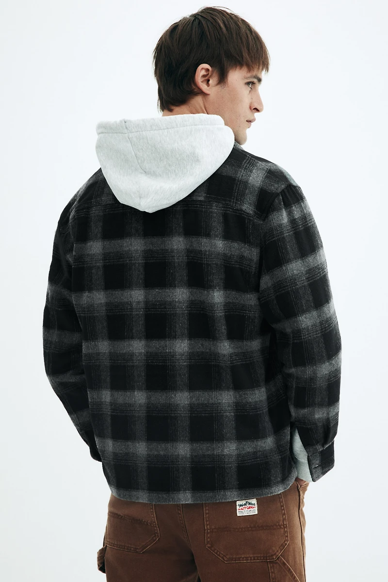 Regular-Fit Flannel Overshirt