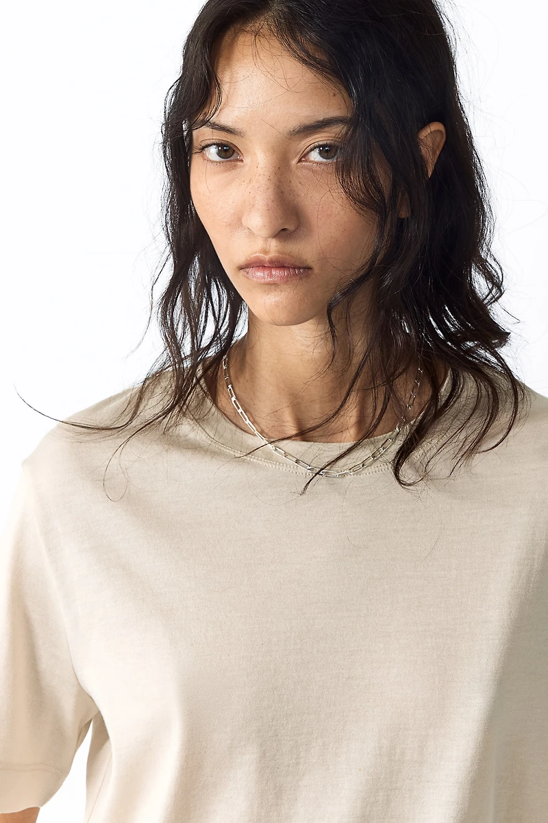 Silk-Blend T-Shirt