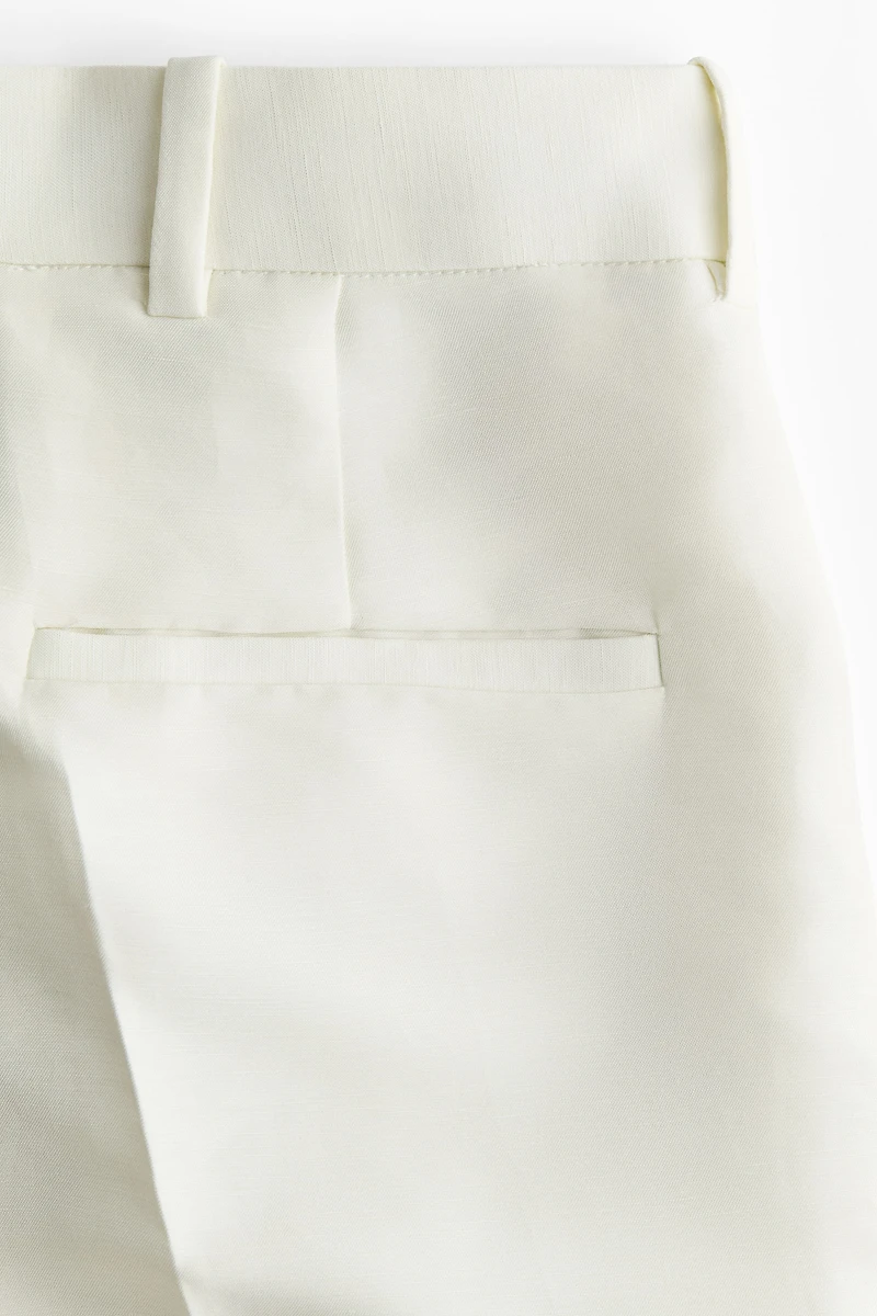 Short Bermuda en lin mélangé