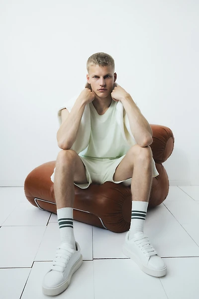 Loose-Fit Printed Tank Top