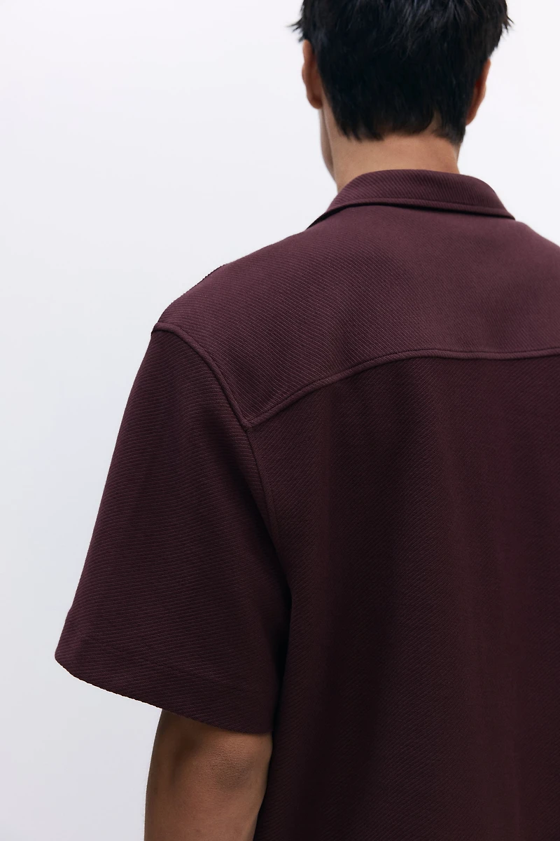 Loose-Fit Brushed Resort Shirt