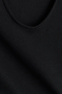 Ruffle-Trimmed Jersey Dress