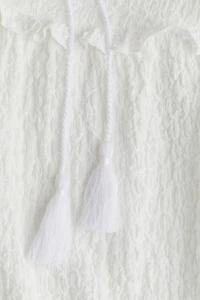 Robe en jersey froissé