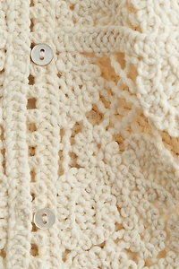 Crochet-Look Vest