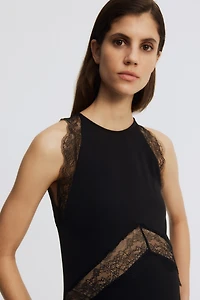 MAMA Robe avec dentelle