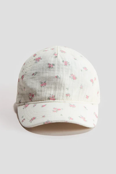 Casquette en coton avec appliqué