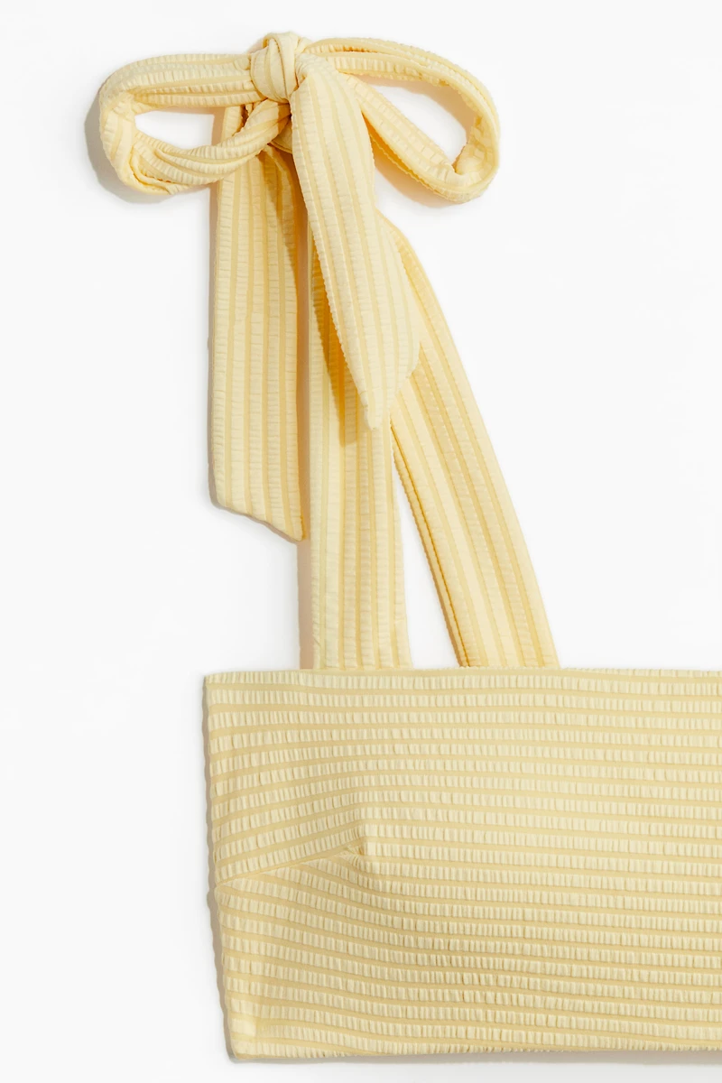 Padded Tie-Strap Bikini Top