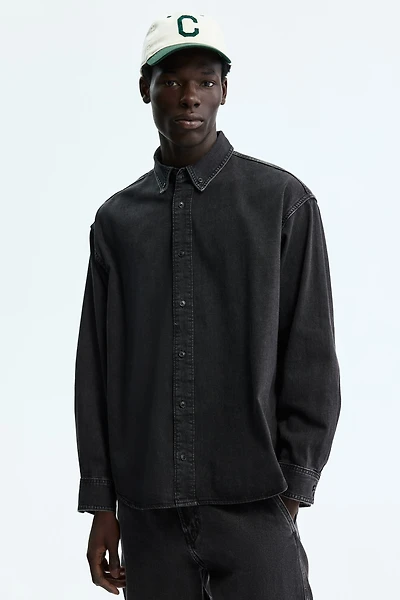 Oversized Denim Shirt