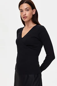 MAMA Ribbed Nursing Top