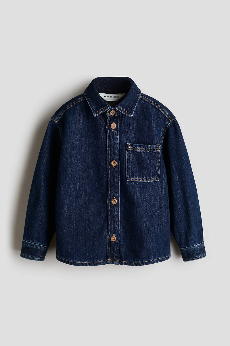 Surchemise en denim