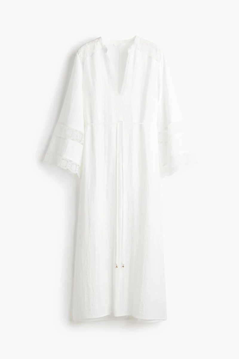 Embroidered-Detail Dress