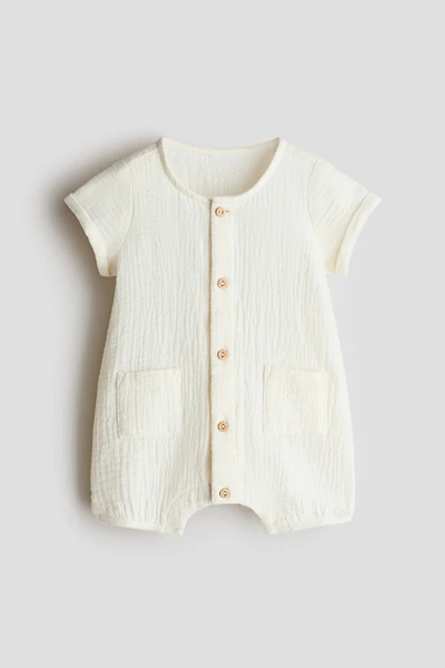 Cotton Muslin Romper Suit