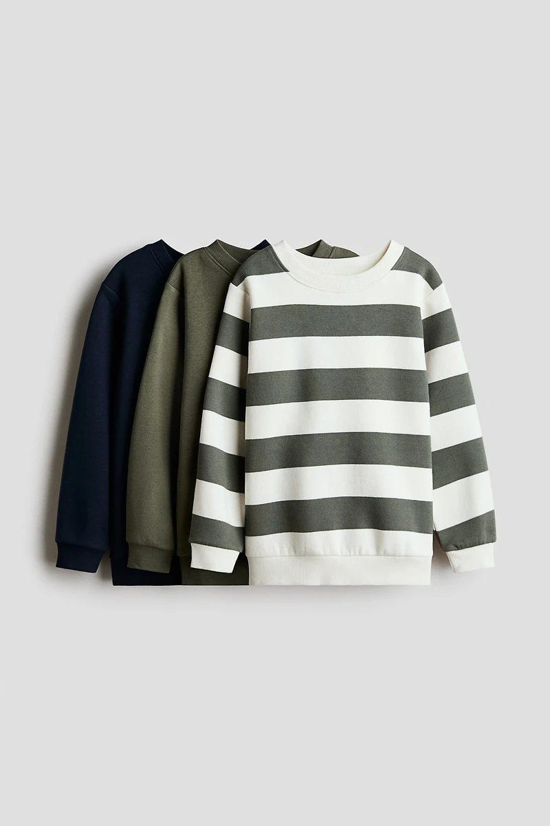 3-Pack Brushed-Inside Sweatshirts