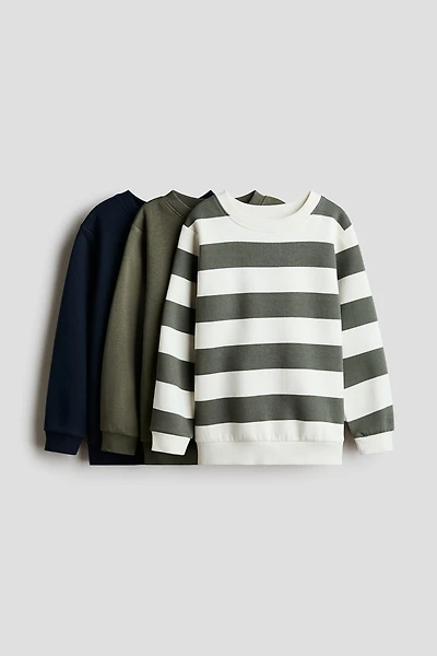 3-Pack Brushed-Inside Sweatshirts