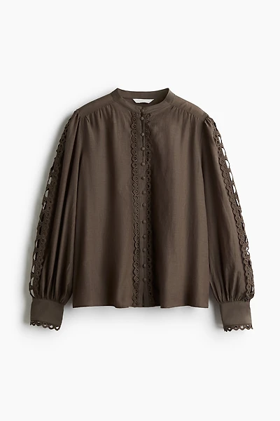 Blouse avec dentelle