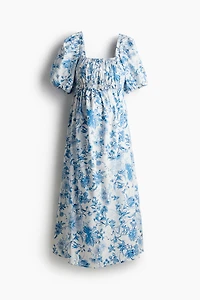 MAMA Cotton-Blend Poplin Dress