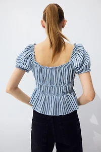 Puff-Sleeved Top
