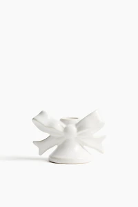 Decorative Stoneware Candleholder