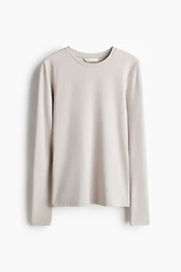 Long-sleeved Microfiber Top