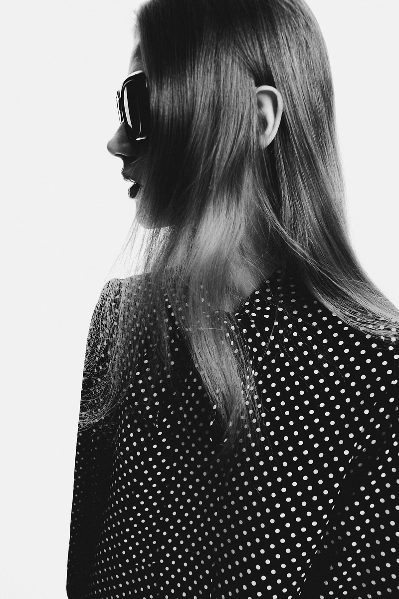 Bow-Collar Tunic Dress