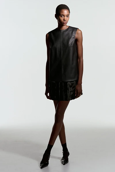 Minirobe en tissu enduit