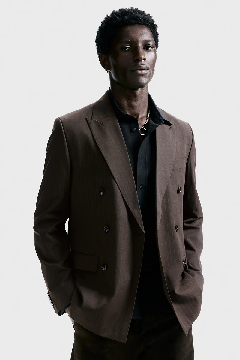 Veste classique à fermeture croisée