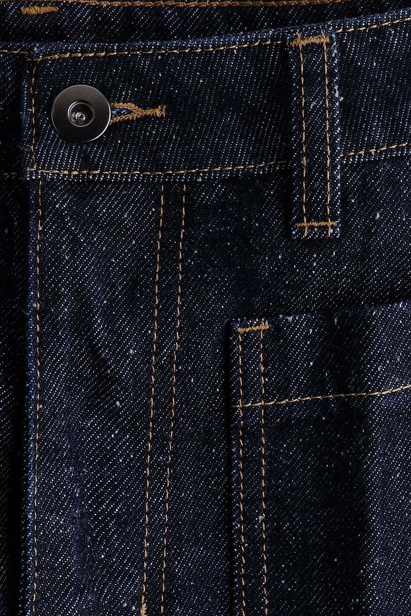 Jean taille haute semi-évasé