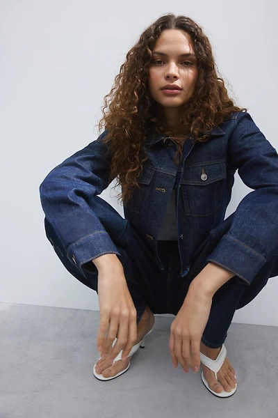 Cropped Denim Jacket